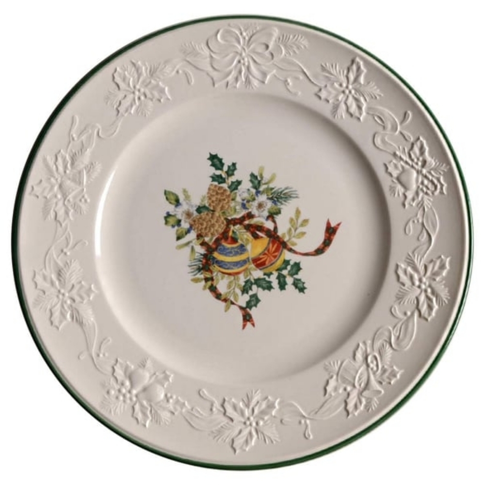Vintage MIKASA Holiday Season Dinner Plate 11 1/8"